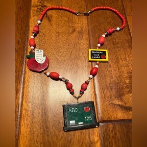 Colorful Beaded teacher's Necklace